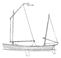 Walkaboat's long slim hull and simple but powerful rig will make her an effective passagemaker under both sail and oar, there is enough room to make her a great family daysailer between the singlehanded cruises that she is designed for.