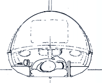 An after hours picture. After a good nights sleep under the tent the skipper, on his airbed and sleeping bag rolled out down the centreline, morning coffee cooling, and a fine day in front of him he is enjoying a few more minutes in the warmth of his sleeping bag before preparing for the next leg of his cruise.